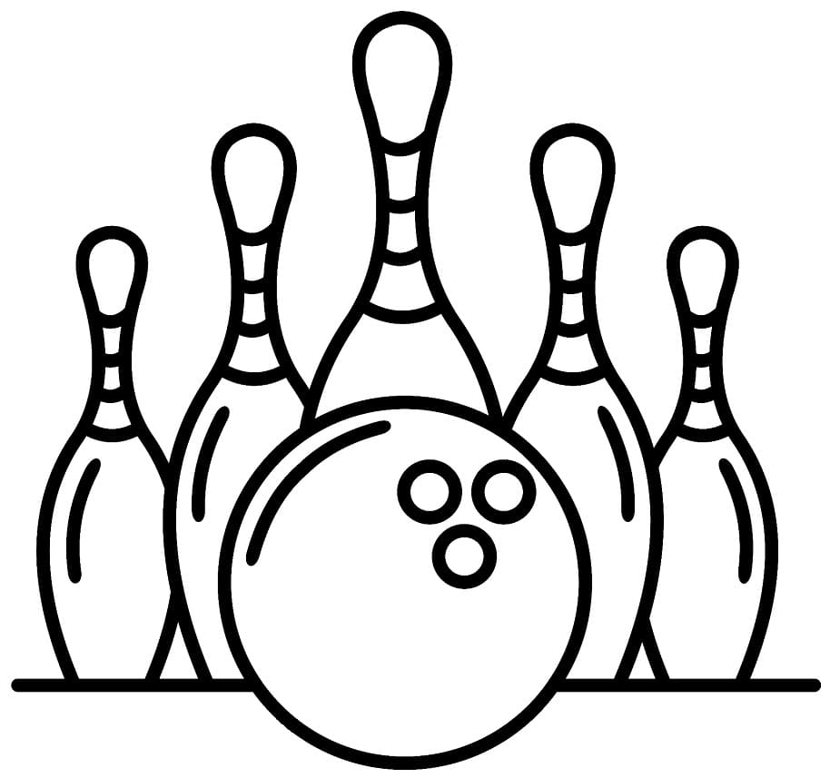 Bowling (4) ausmalbilder