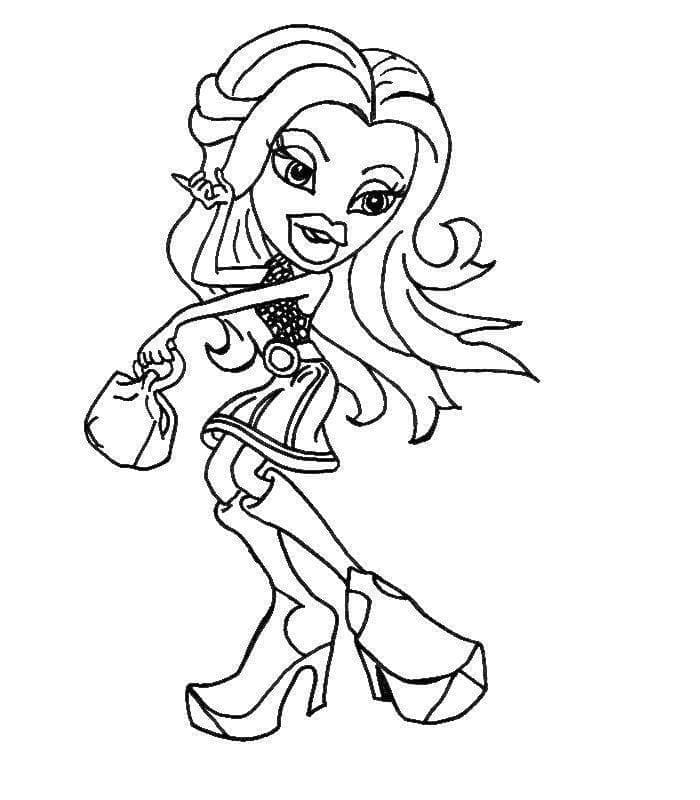 Bratz ausmalbilder