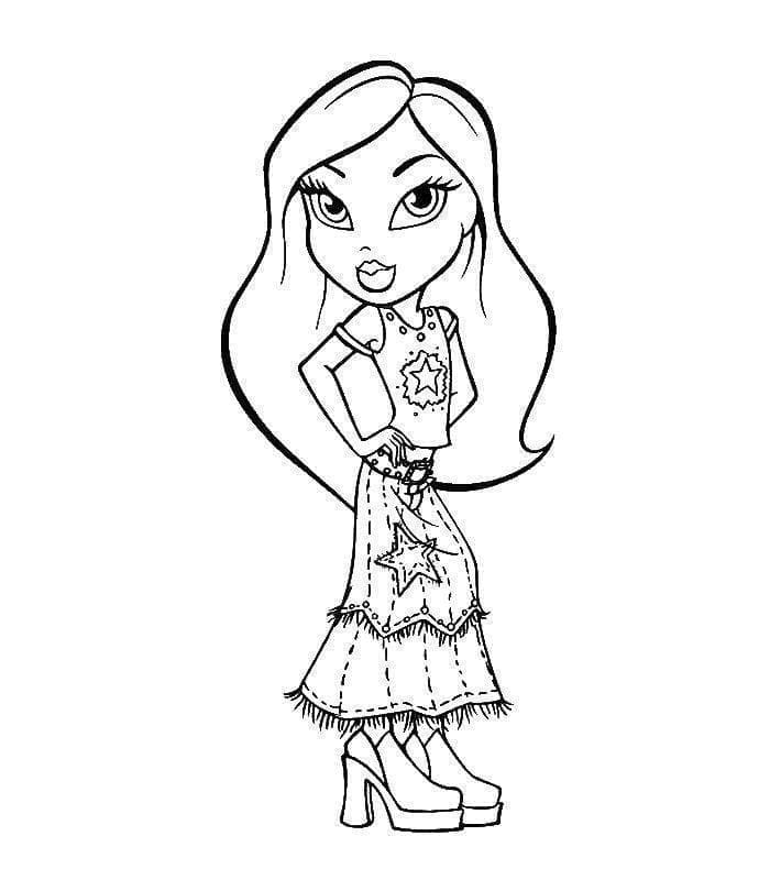 Bratz Druckbares Bild ausmalbilder