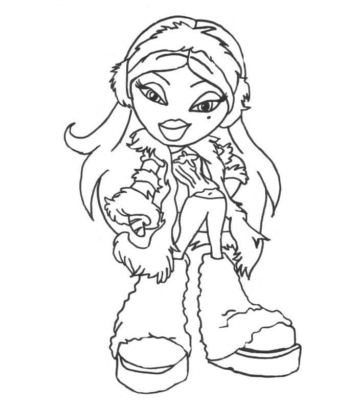 Bratz Drucken ausmalbilder
