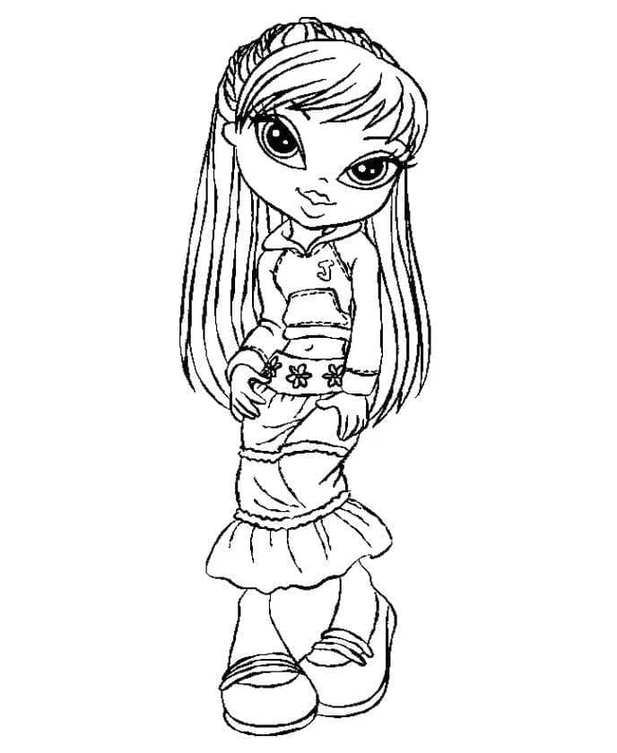 Bratz Gratis ausmalbilder