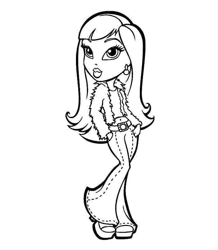 Bratz Zum Drucken ausmalbilder