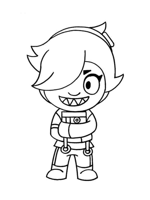 Brawl Stars Colette ausmalbilder