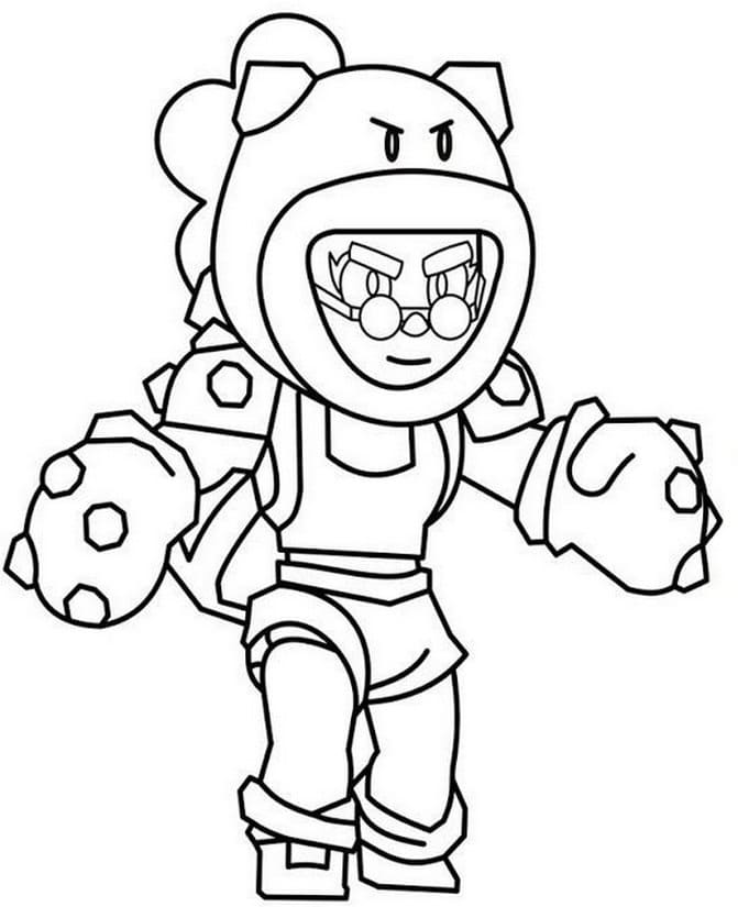 Brawl Stars Rosa ausmalbilder