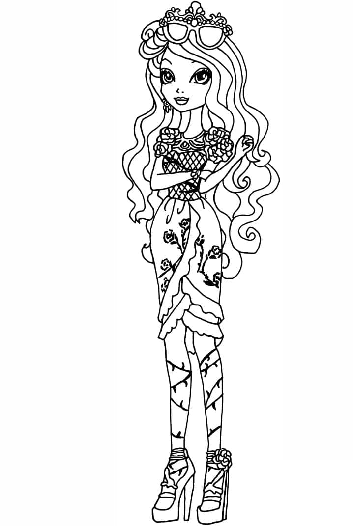 Briar Beauty di Ever After High ausmalbilder