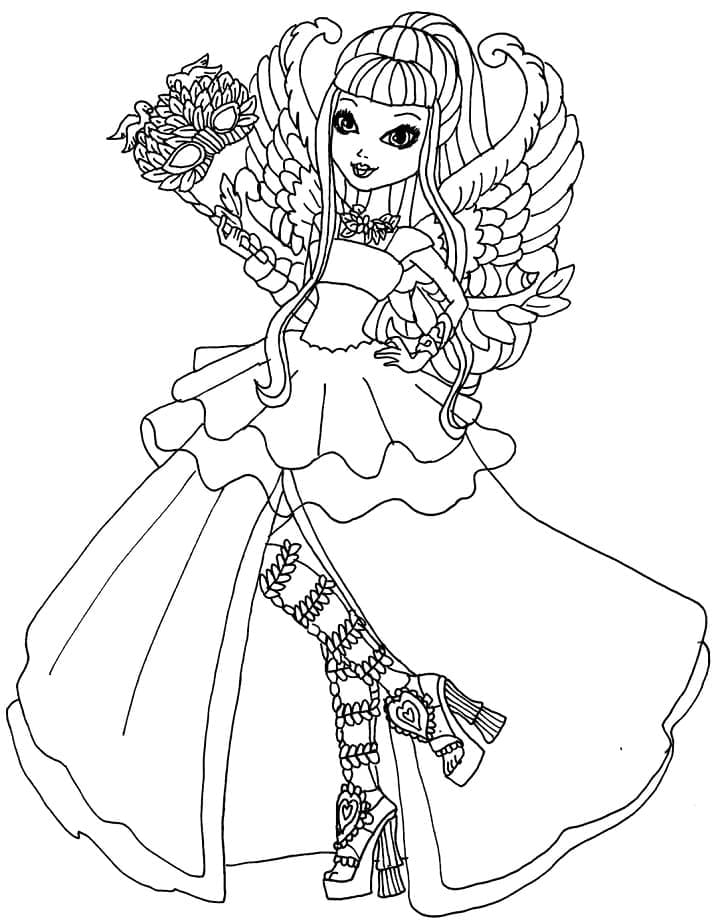 Ca Cupid Ever After High ausmalbilder