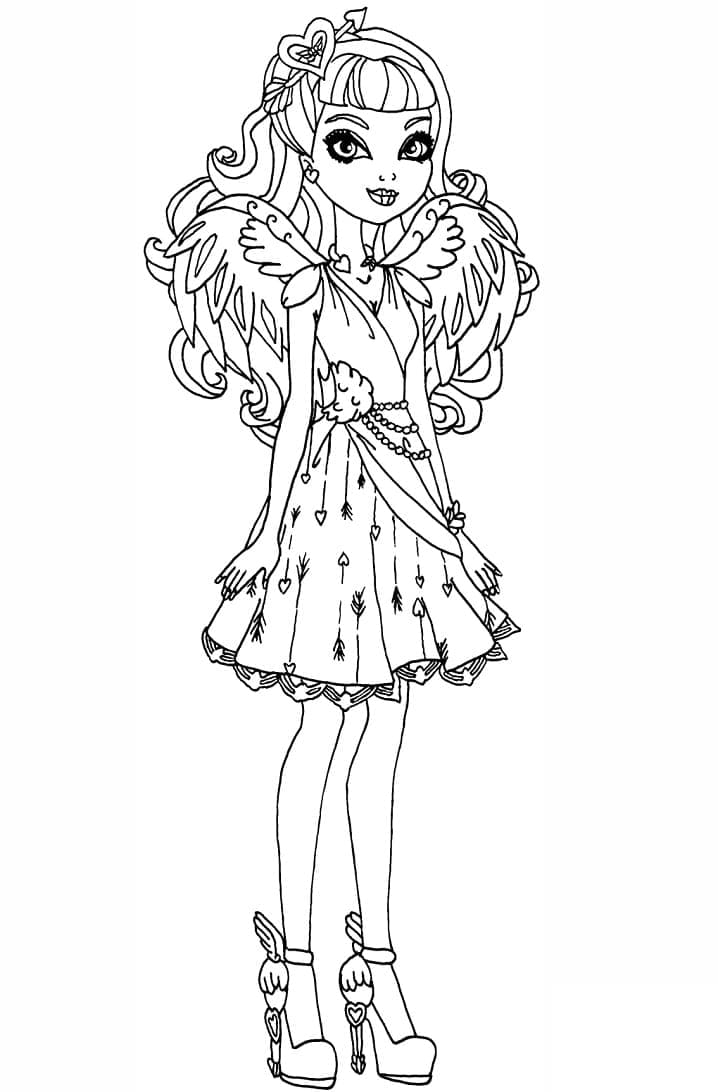Ca Cupid di Ever After High ausmalbilder