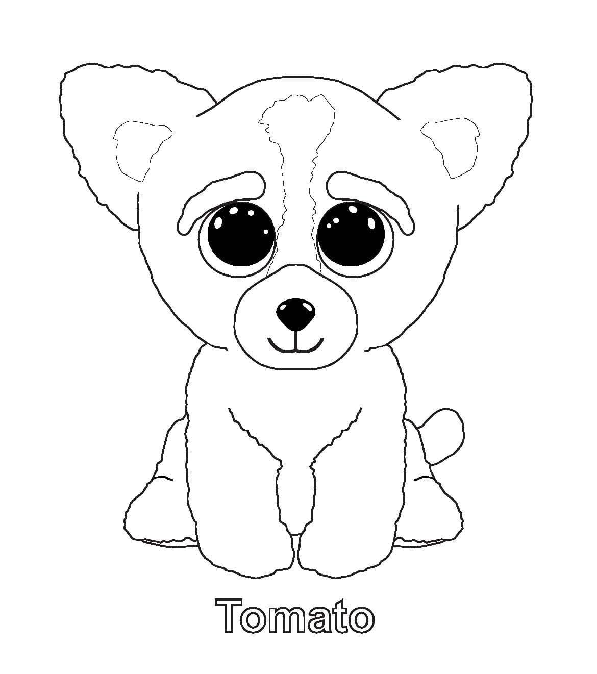 Cartoon Beanie Boos ausmalbilder