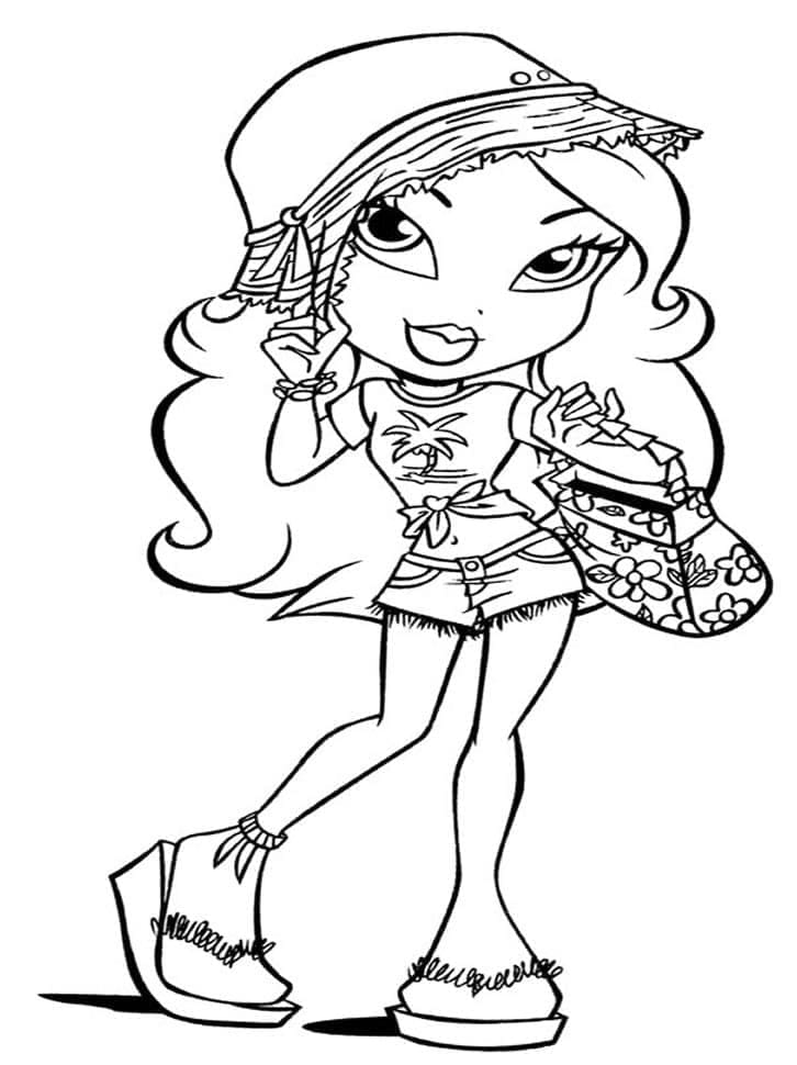 Cartoon Bratz ausmalbilder