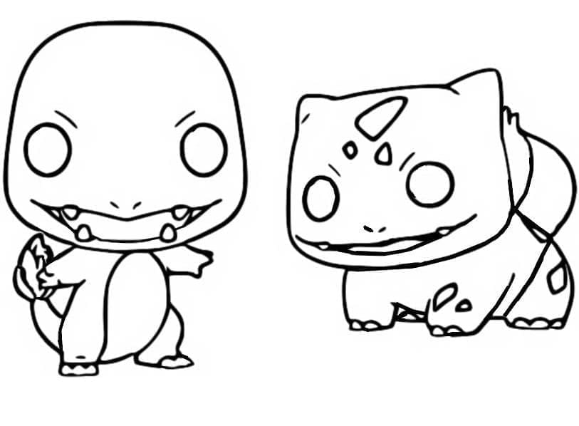 Cartoon Funko Pop ausmalbilder