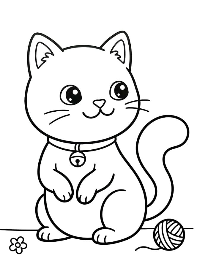 Katzen ausmalbilder