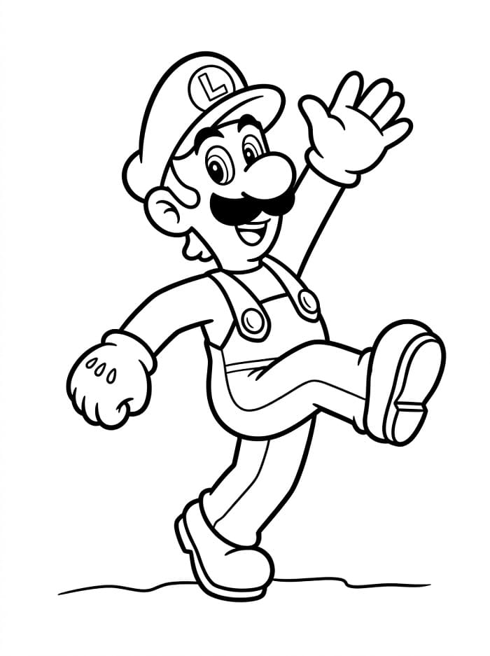 Luigi ausmalbilder