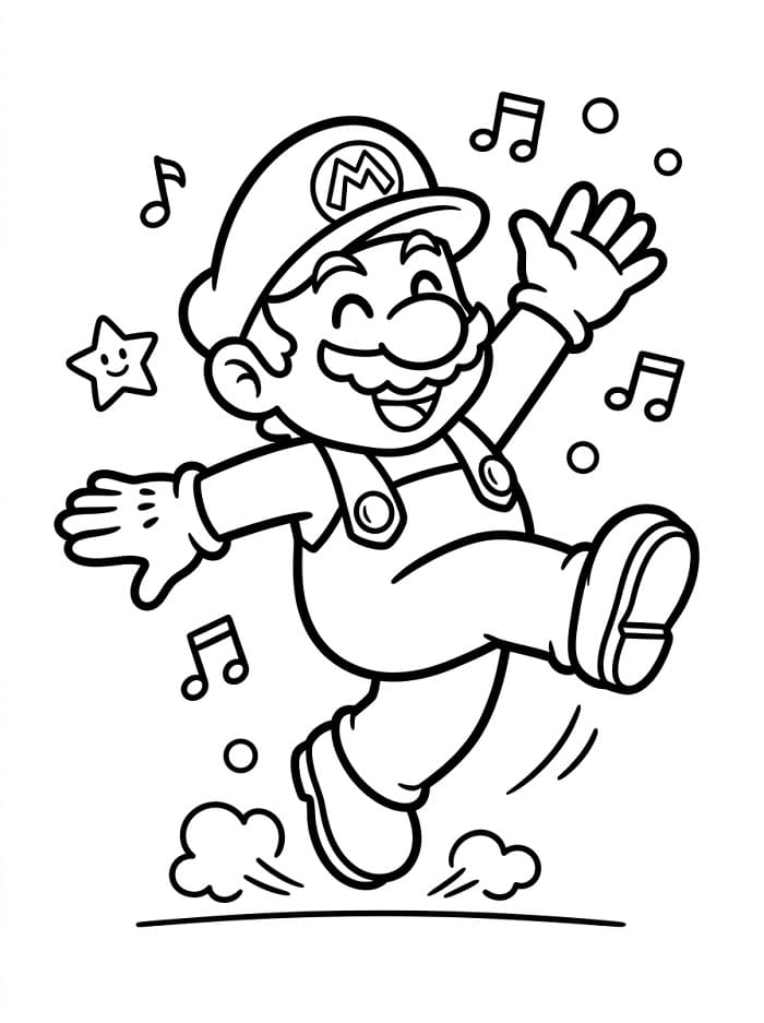 Mario ausmalbilder