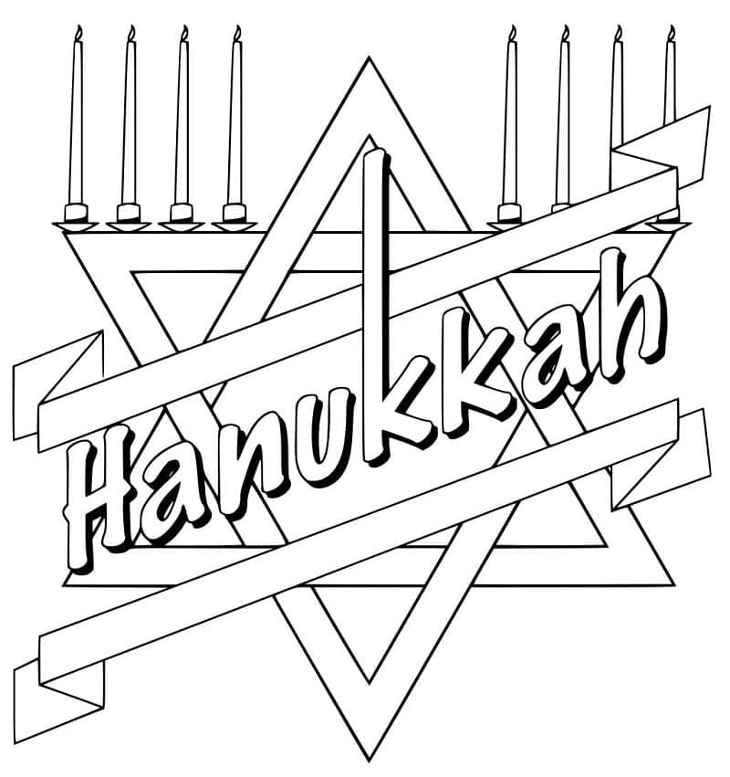 Chanukka (22) ausmalbilder