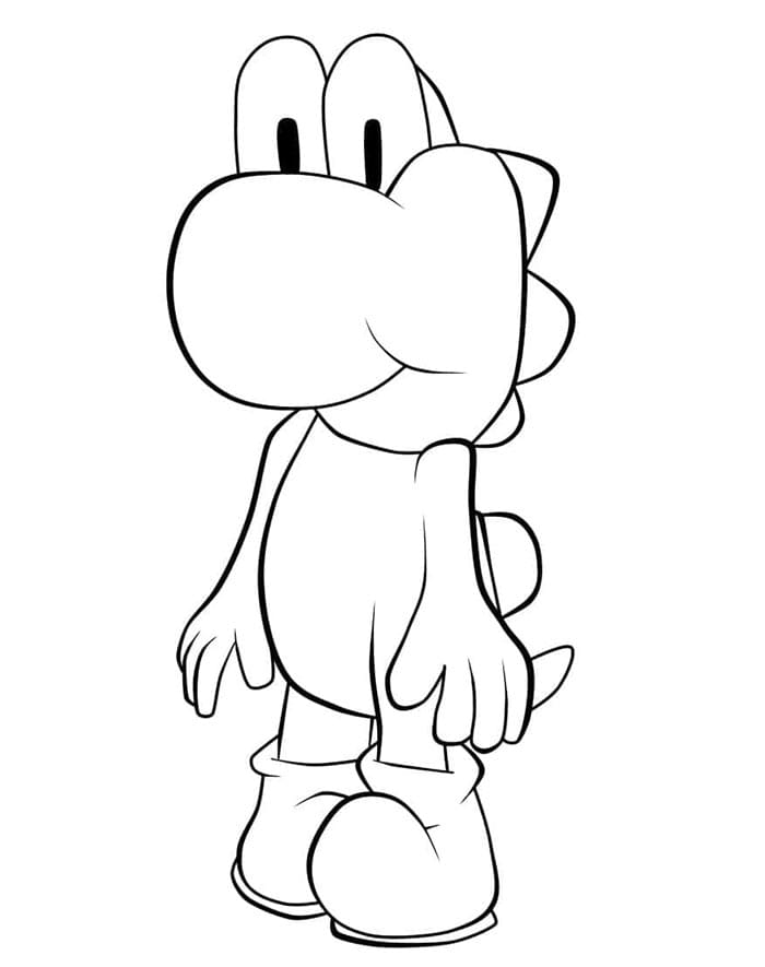 Charakter Yoshi ausmalbilder