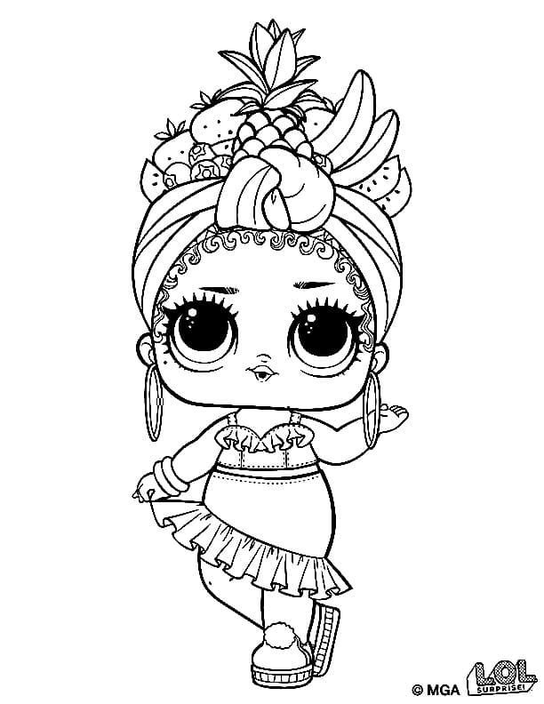 Chica Chica di LOL Surprise ausmalbilder