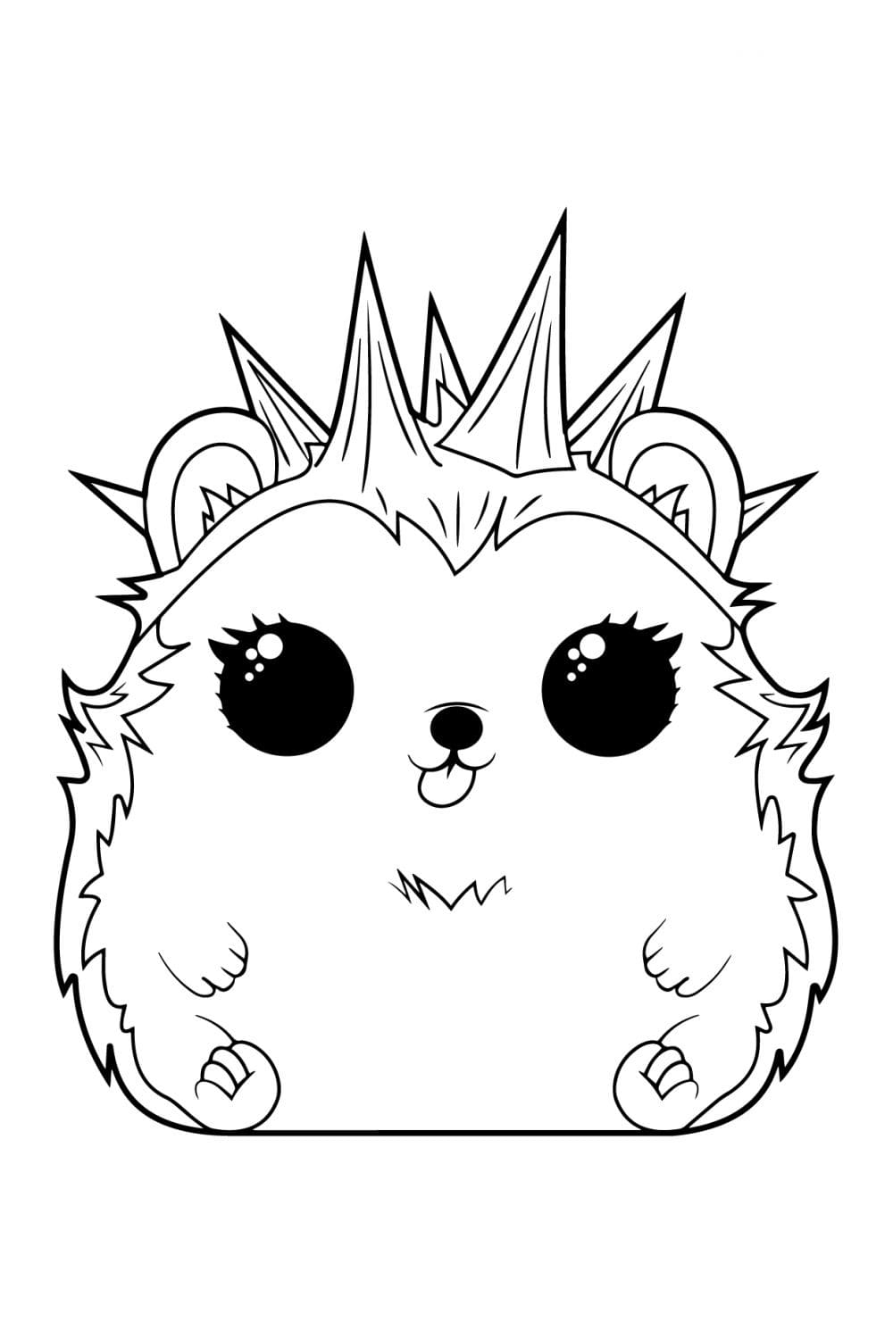 Chiki's Rare Pet Hedgehog LOL Pets ausmalbilder