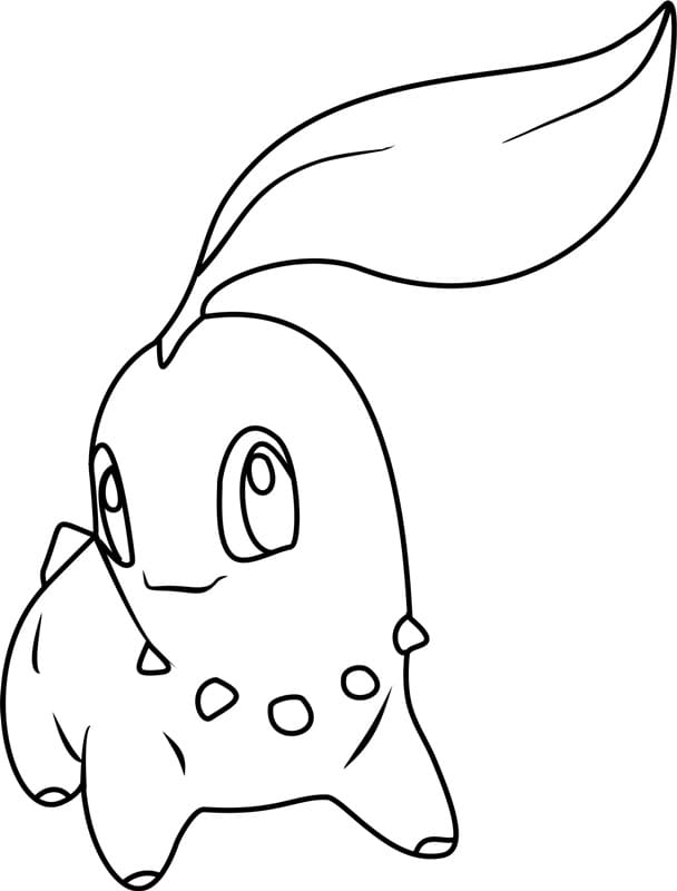 Chikorita Pokemon ausmalbilder