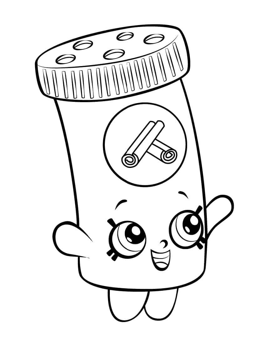 Cinnamon Sally Shopkins ausmalbilder