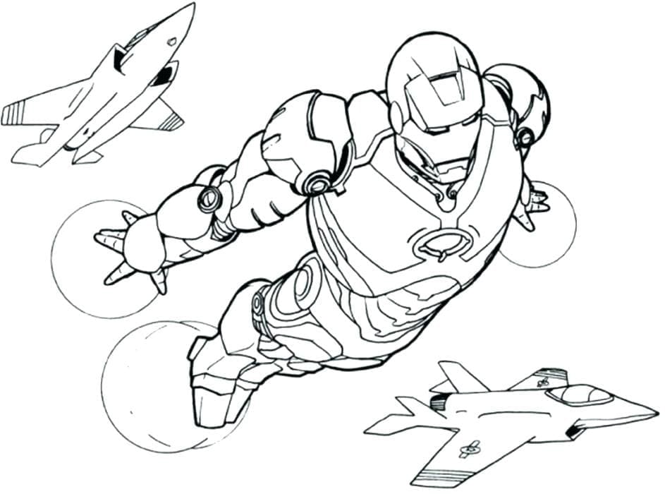 Cooler Iron Man ausmalbilder