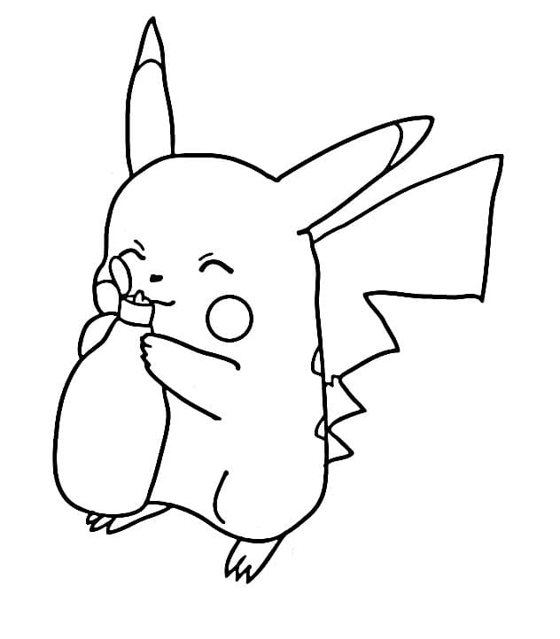 Cooler Pikachu ausmalbilder