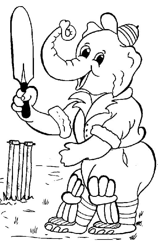 Cricket Druckbar ausmalbilder
