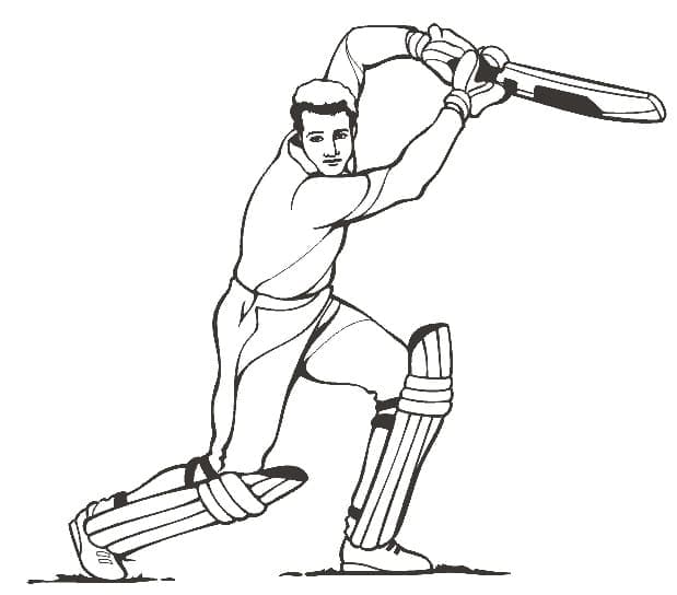 Cricket Für 5-Jährige Kinder ausmalbilder