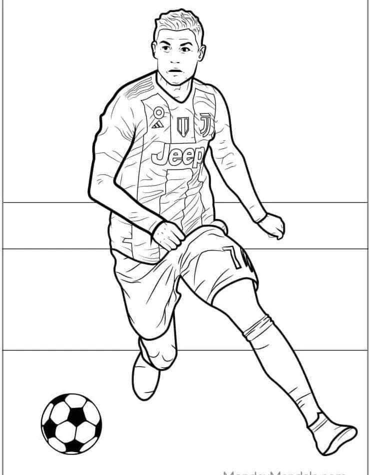 Cristiano Ronaldo Bild Frei ausmalbilder
