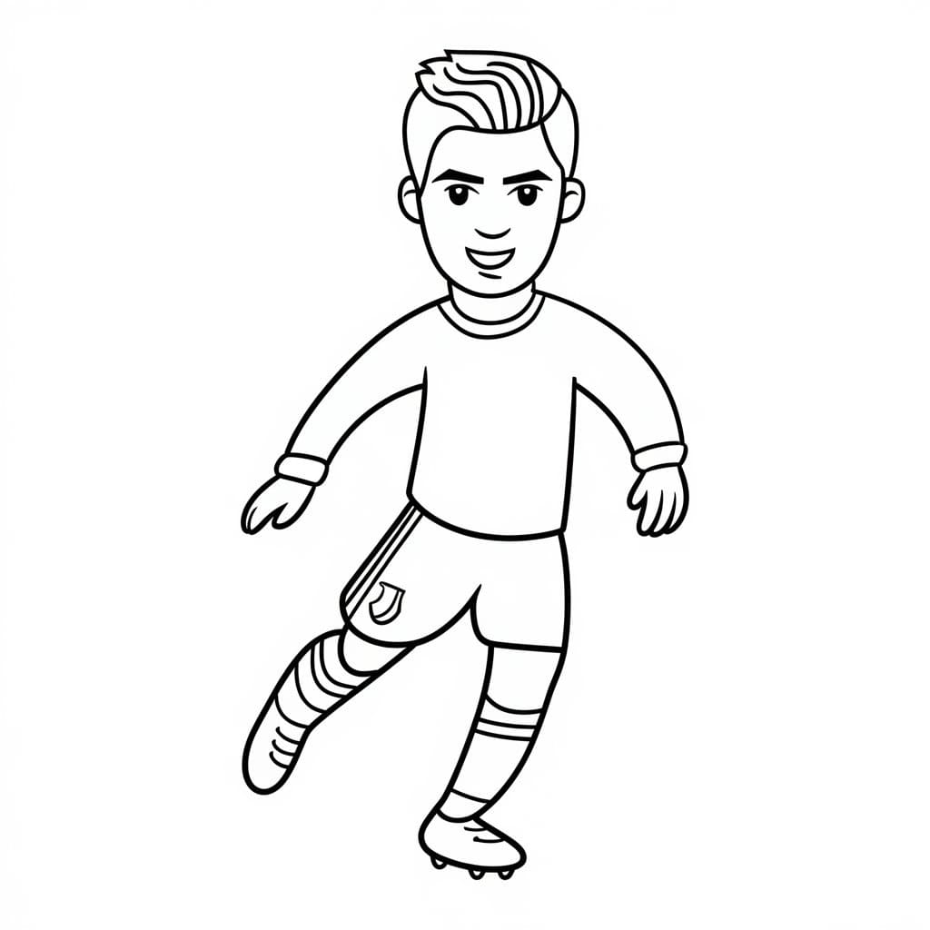 Cristiano Ronaldo Für 4-Jährige Kinder ausmalbilder