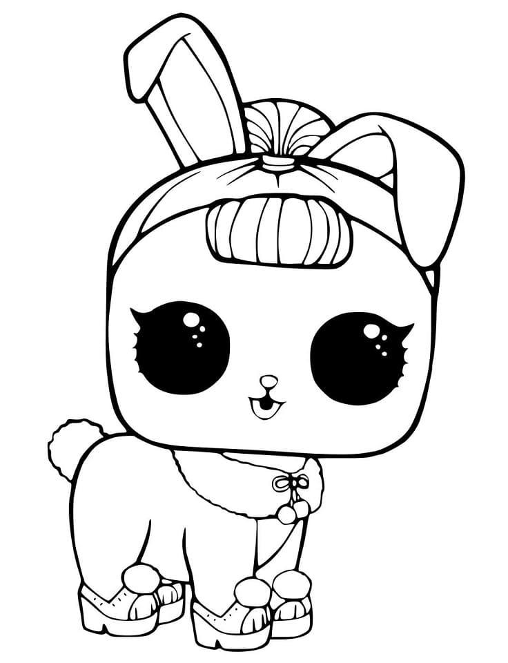 Crystal Bunny LOL Pets ausmalbilder