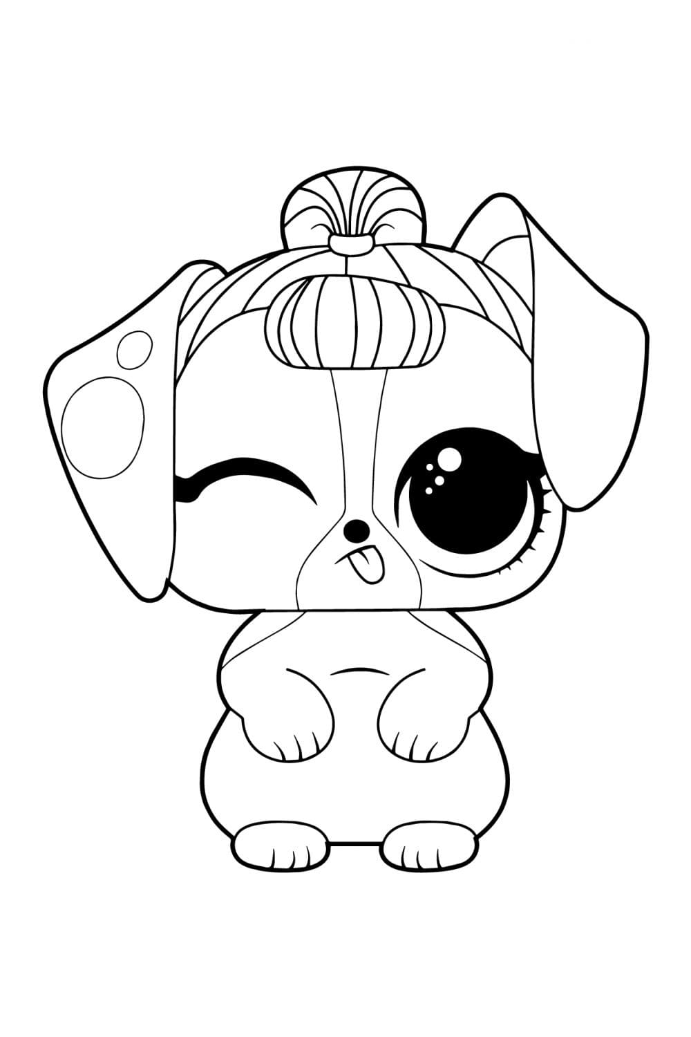 Cute LOL Pet ausmalbilder