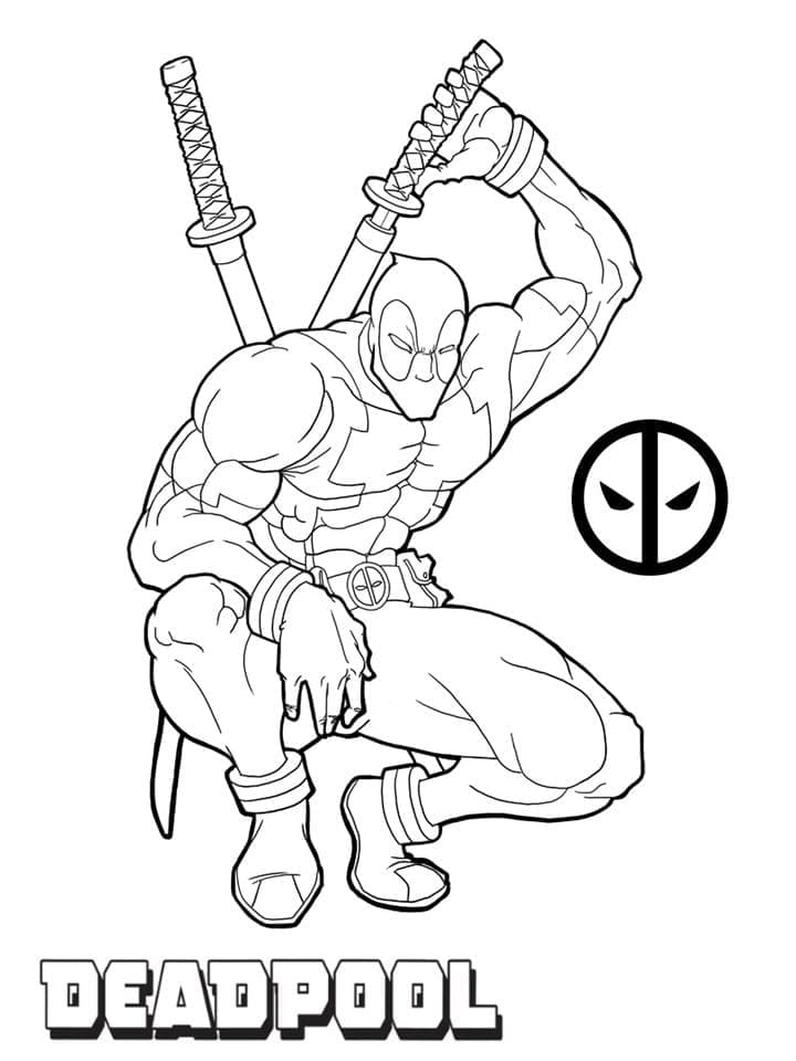 Deadpool ausmalbilder