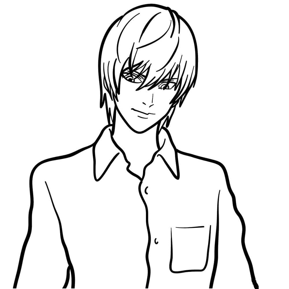 Death Note Bild gratis ausmalbilder