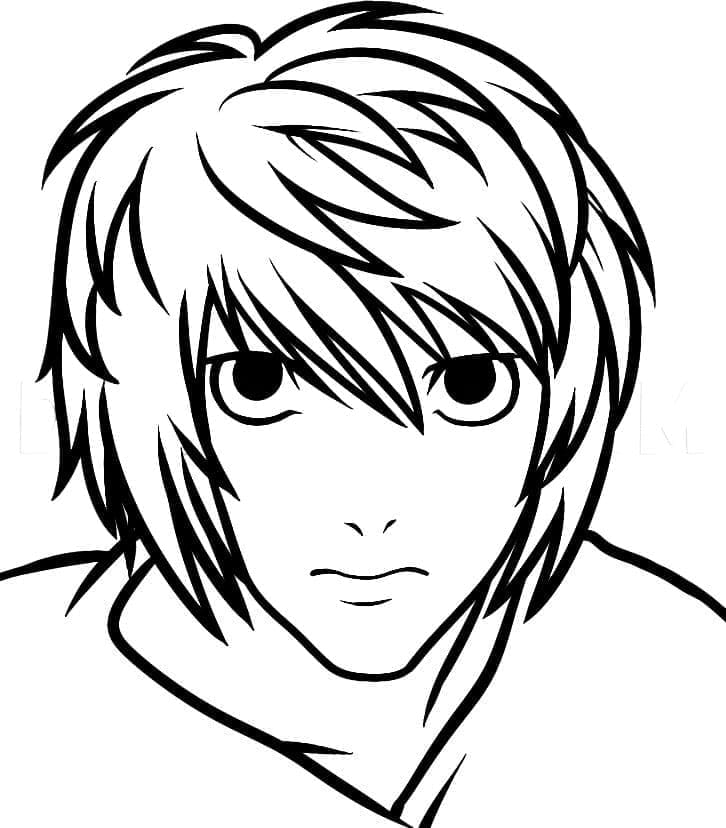 Death Note für 1-jährige Kinder ausmalbilder