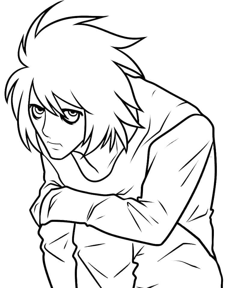 Death Note für 4-jährige Kinder ausmalbilder