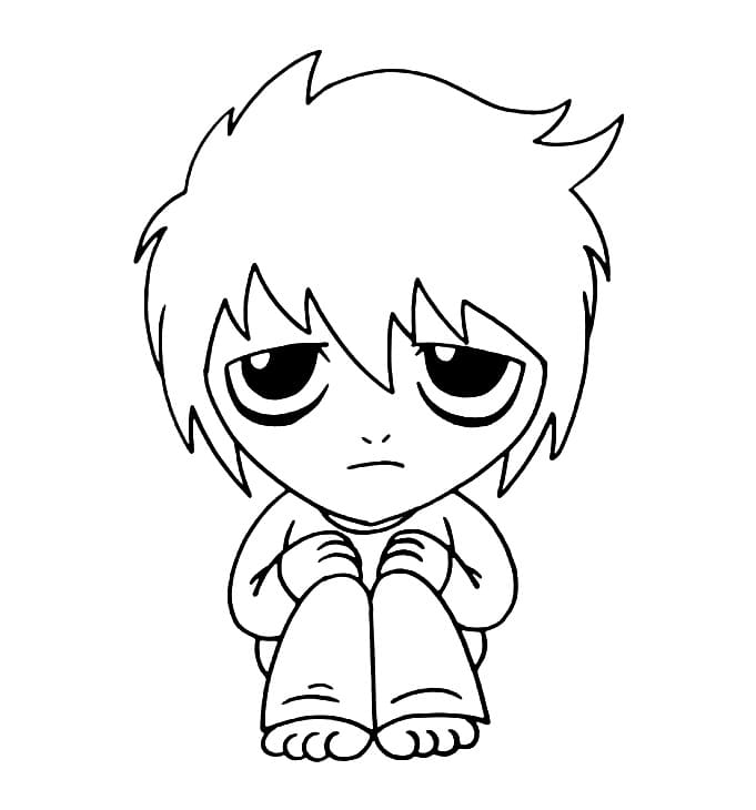 Death Note gratis druckbar ausmalbilder
