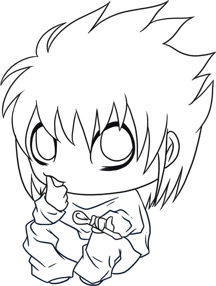 Death Note zum Drucken ausmalbilder