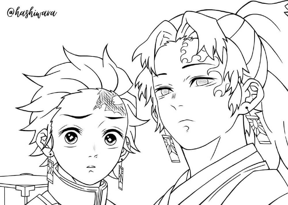 Demon Slayer (1) ausmalbilder
