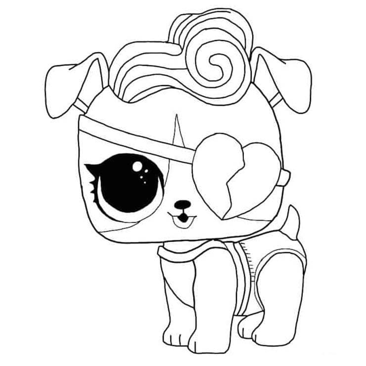 Doggie Stardust LOL Pets ausmalbilder