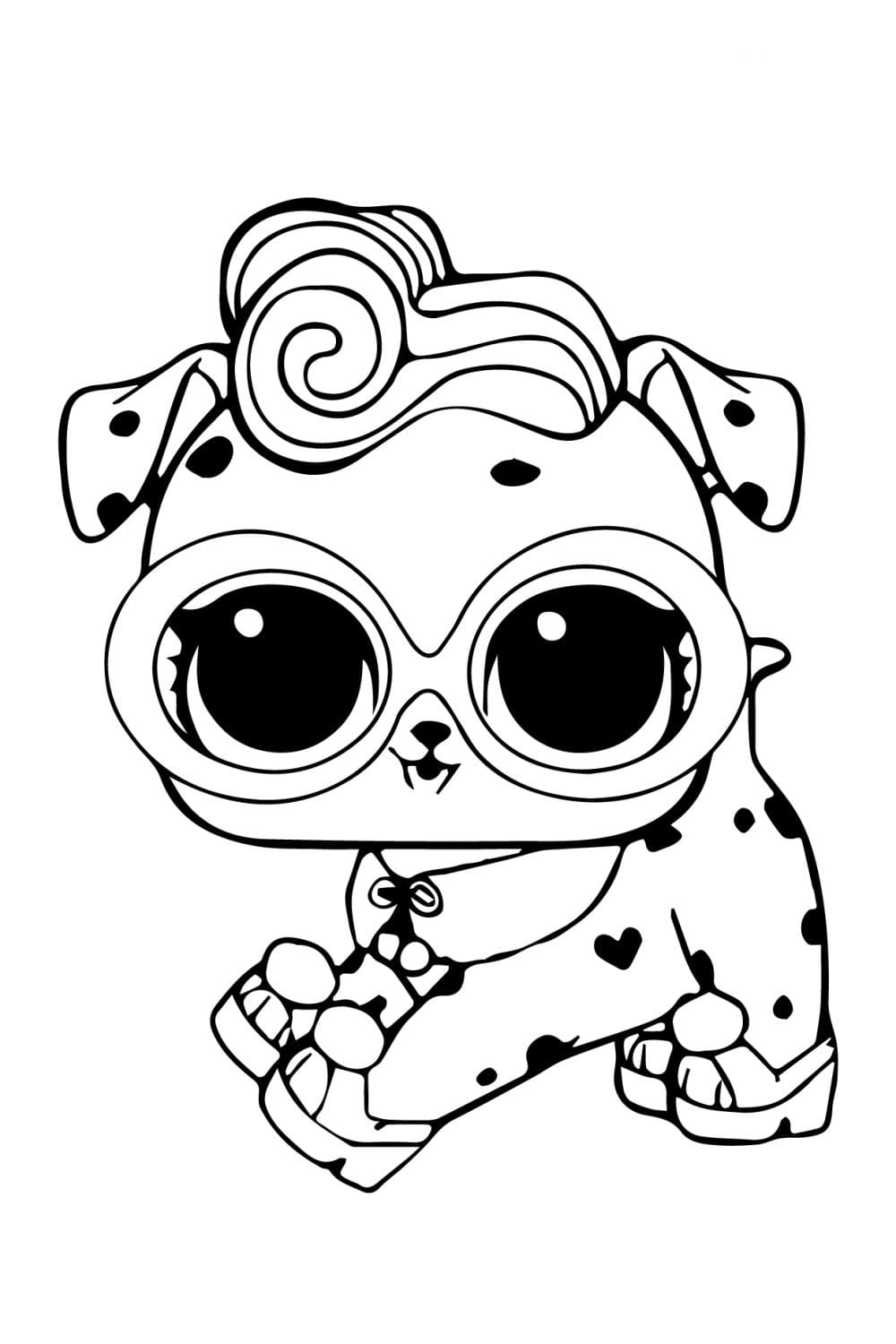 Dolmatinets LOL Pets ausmalbilder