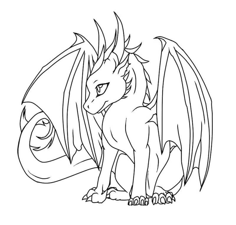 Drache (6) ausmalbilder