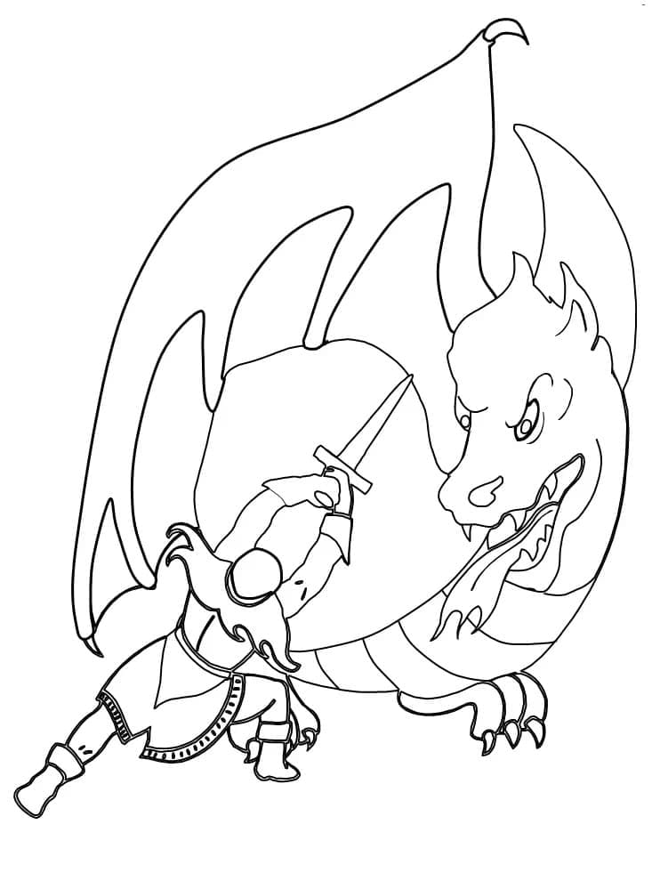 Drache cho 3-jährige Kinder ausmalbilder