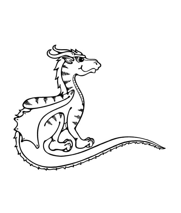 Drache cho 5-jährige Kinder ausmalbilder