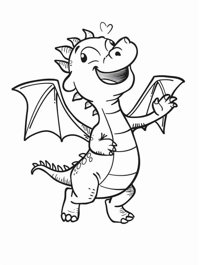 Drache kostenlos ausmalbilder