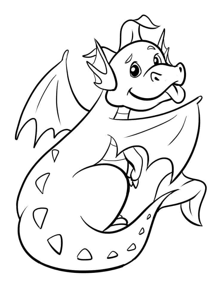 Drache ausmalbilder