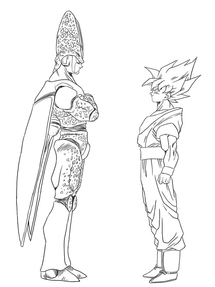 Dragon Ball Z gratis ausmalbilder