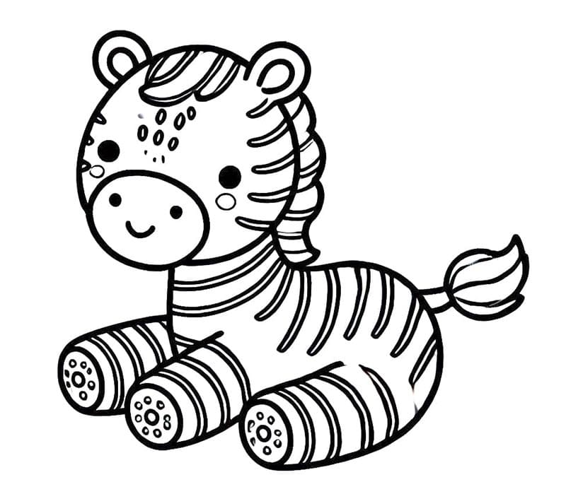 Druckbar Zebra Für Kinder ausmalbilder