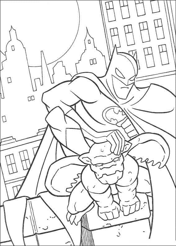 Druckbarer Batman für Kinder ausmalbilder