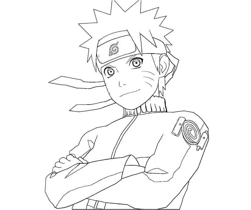 Druckbarer Gratis Naruto ausmalbilder