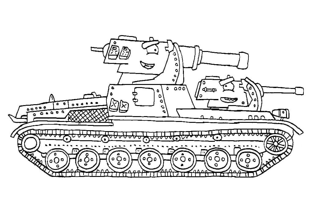 Druckbarer Gratis-Panzer ausmalbilder